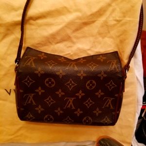 LOUIS VUITTON RECITAL HAND BAG SL0033 PURSE MONOGR